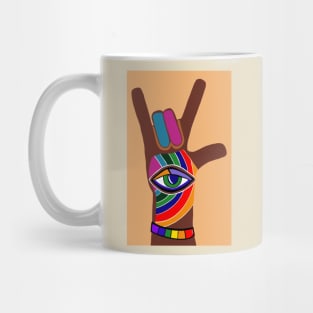 ILY sign Mug